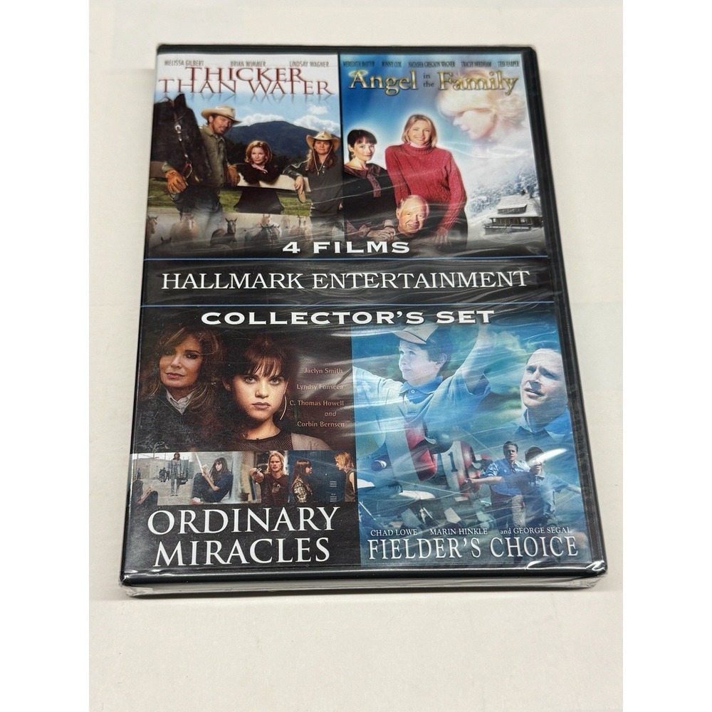 Hallmark Collector's Set 4 Pack DVD Thicker Than Water, Fielder's Choice Sealed